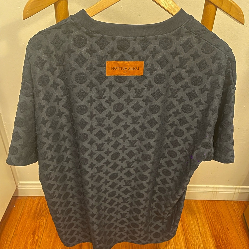 Sophisticated Style with Louis Vuitton Embossed T-Shirt
Blue